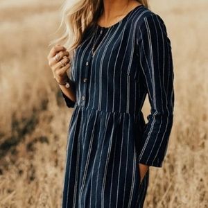 Polagram, Anthropologie, prairie, boho striped